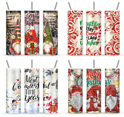 Tumbler Wrap Bundle, 20oz Skinny Tumbler Wrap PNG