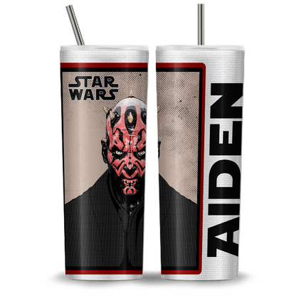 Großes Bündel Star Wars Charaktere Tumbler Wrap, 20oz Skinny Straight, Full Tumbler Wrap, Star Wars Wrap png, Sublimation Design