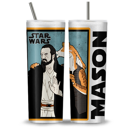 Großes Bündel Star Wars Charaktere Tumbler Wrap, 20oz Skinny Straight, Full Tumbler Wrap, Star Wars Wrap png, Sublimation Design