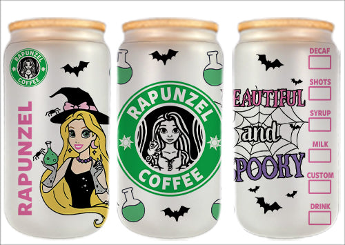 Bundle Halloween 16oz Glass Can Wrap CT14