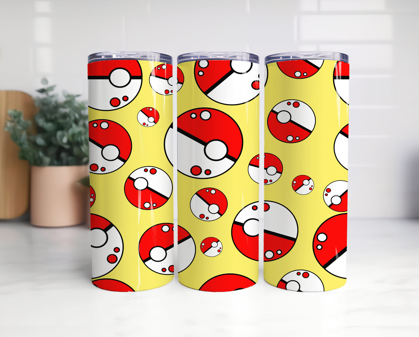 Bundle 20oz Pikachu Skinny Tumbler Wrap, Cartoon 20oz Skinny Tumbler Sublimation, Pokemon Tumbler Wrap, Cartoon Png, Gotta Catch ‘Em All! 1 - VartDigitals