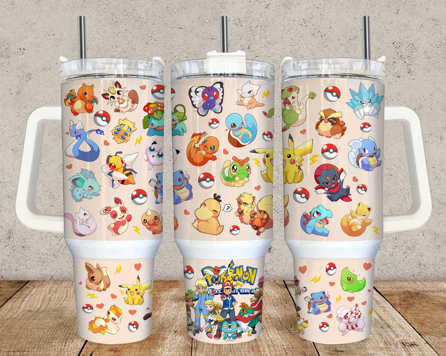 Bundle Cartoon-Figuren 40 oz Tumbler Wrap, Halloween Quencher Tumbler Sublimation, Cartoon Tumbler Png, Princess Wrap, Nightmare Scary