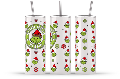 Weihnachtsbecher-Paket, 20oz Skinny Straight, 20oz Weihnachtsbecher, Weihnachtsbecher Wrap, Tumbler Wrap Png, Digitaler Download