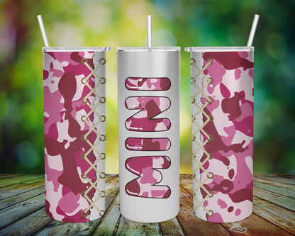 Digital Family 20oz STRAIGHT Skinny Tumbler Wrap