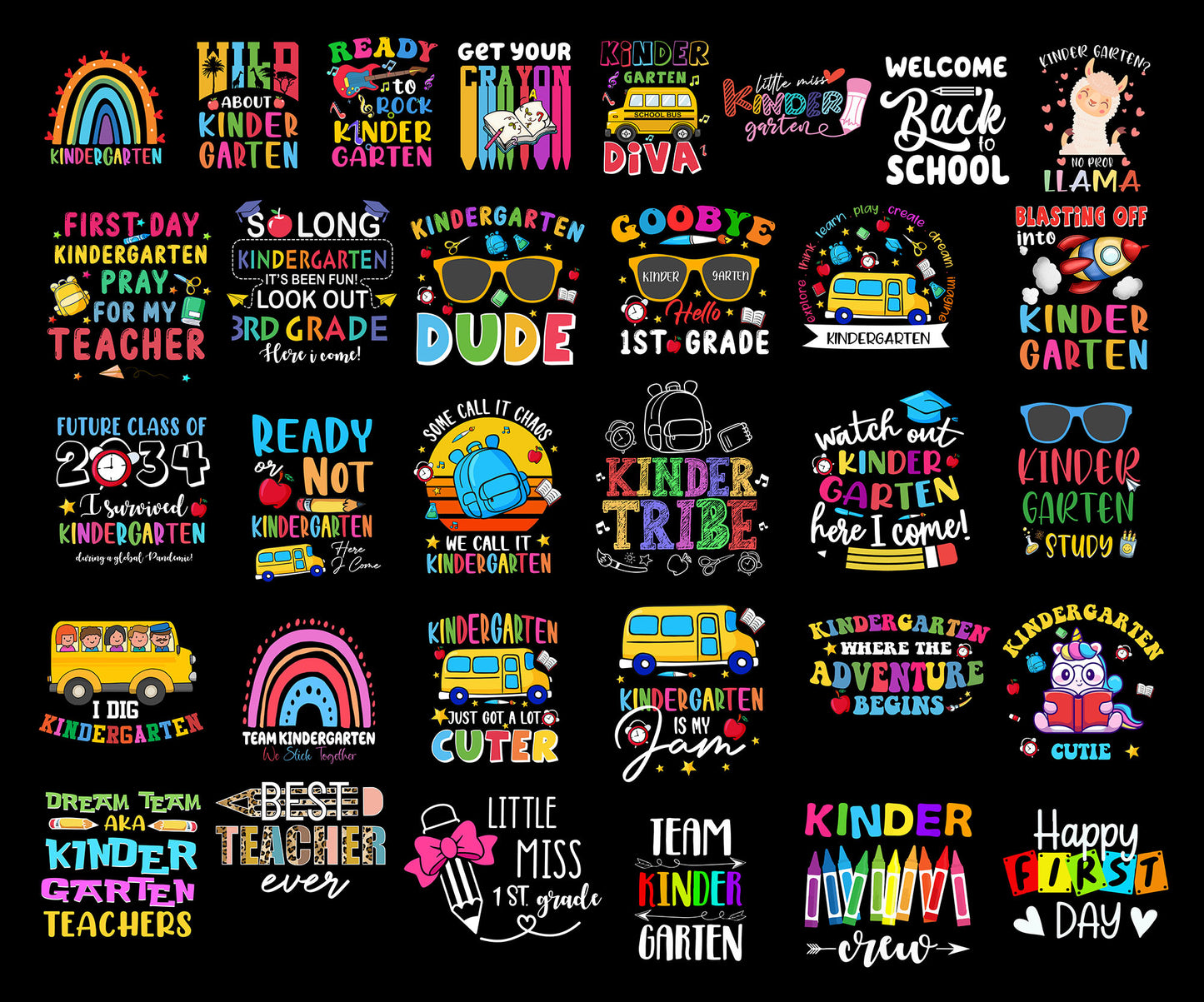 Retro Teacher PNG Bundle, Teacher sublimation Design