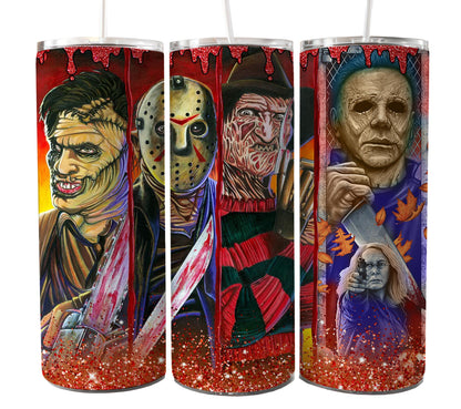 60+ Bundle 20oz Tumbler Wrap Halloween CT06