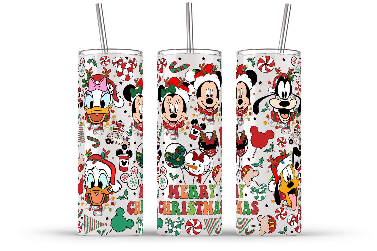 Christmas Tumbler Bundle, 20oz Skinny Straight