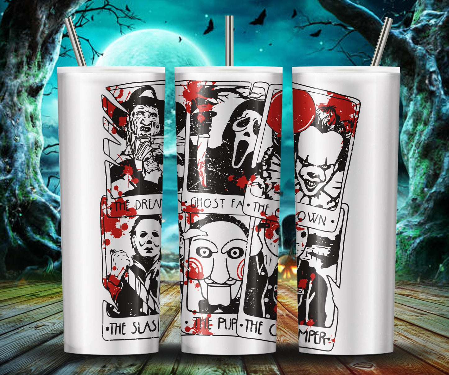 Halloween HorrorFilme Charakter Tumbler Png, Retro Halloween Png, Skelett Tumbler Wrap, Skinny Skelett 20oz Tumbler Wrap Png, Horror Png