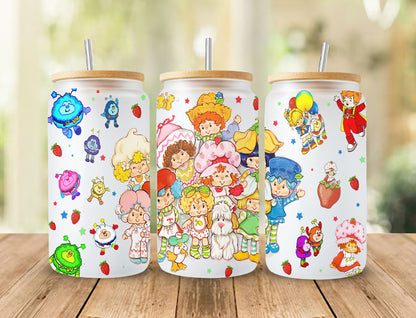 80er Jahre Cartoon Dose Glas, 16oz Dose Glas Wrap Design PNG, Retro Cartoon 80er Jahre Tumbler, 80er Jahre Cartoons png, Retro 80er Jahre Cartoons Tumbler Wrap, Png 2 