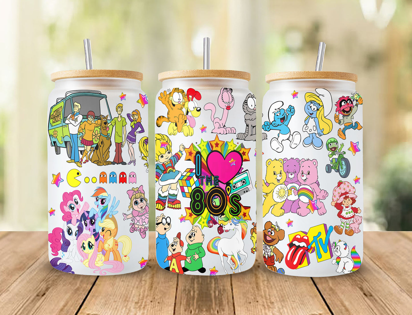 80_s Baby PNG, 16oz Glasdosenverpackung, 16oz Libbey Dosenglas, Ich liebe 80_s Tumbler Wrap, Vollglasdosenverpackung, Cartoon Tumbler PNG 