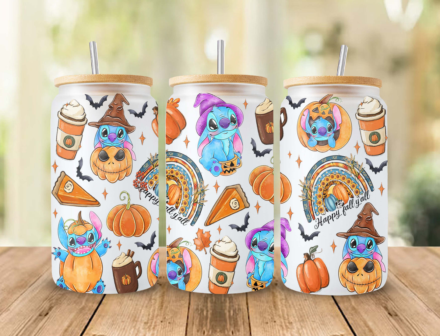 Maschen Halloween, Maschen 20oz _ 16oz, Voller Tumbler Wrap, Maschen Tumbler Wrap, Cartoon Tumbler Wrap, Skinny Tumbler Wrap, Dosenglas Wrap