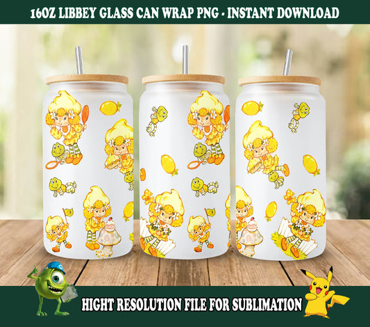 80er Cartoon Dose Glas, 16oz Dose Glas Wrap Design PNG, Retro Cartoon 80er Tumbler, 80er Cartoons png, Retro 80er Cartoons Tumbler Wrap, Png 3 