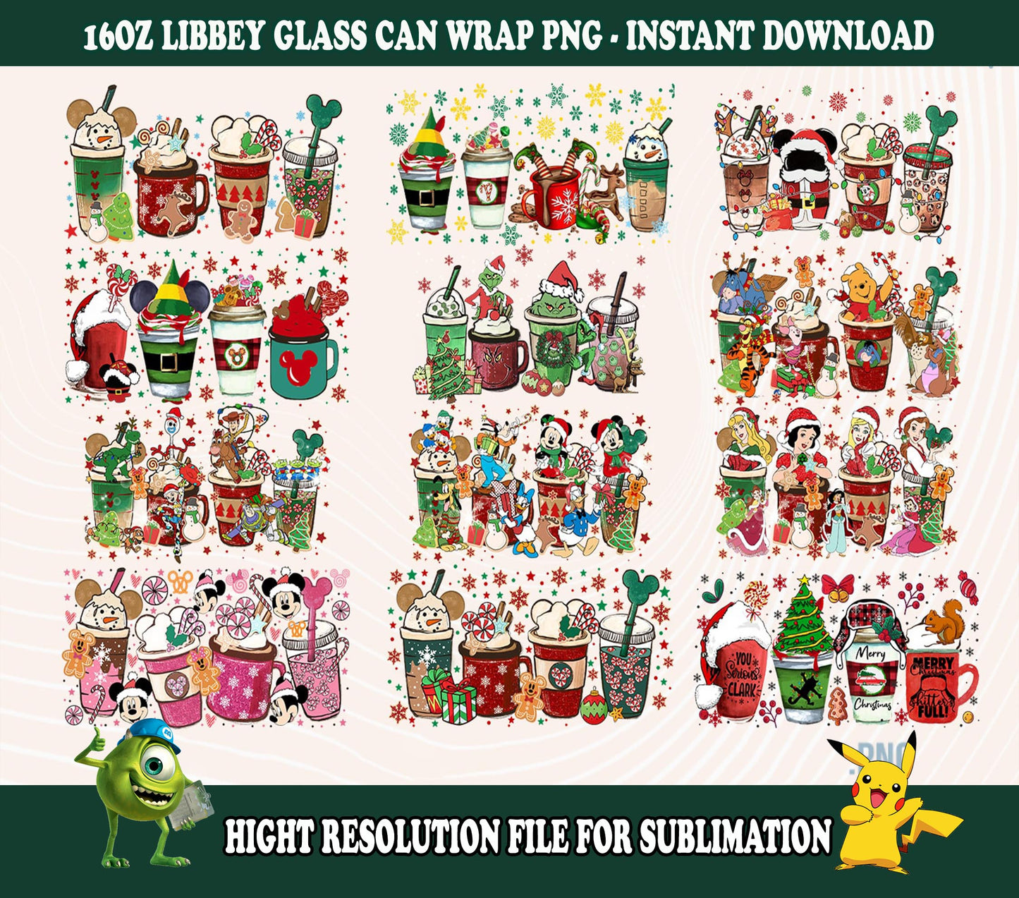 12+ Bundle Coffee Png, Halloween Coffee, Christmas Coffee Png