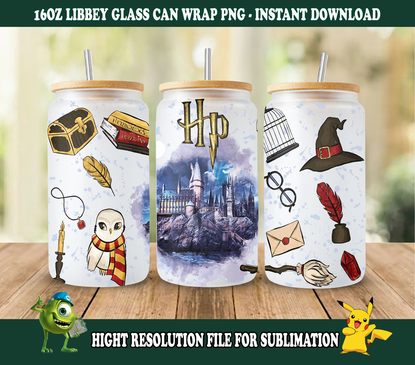 Potterhead PNG、Libbey 玻璃 PNG、罐装玻璃包装 PNG、16oz 罐装玻璃 png、魔术罐装玻璃全包装 png、16oz 咖啡玻璃 png、Libbey png 3 