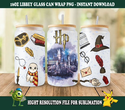 Potterhead PNG、Libbey 玻璃 PNG、罐装玻璃包装 PNG、16oz 罐装玻璃 png、魔术罐装玻璃全包装 png、16oz 咖啡玻璃 png、Libbey png 3 