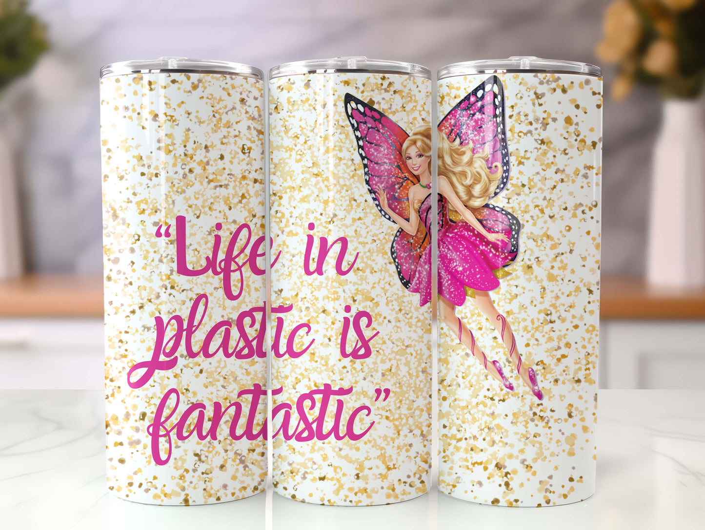 Barbie Tumbler Wrap, 20oz Straight Skinny Wrap, Sublimation Design, Cartoon Tumbler Design, Digital Download - PNG 17 - VartDigitals