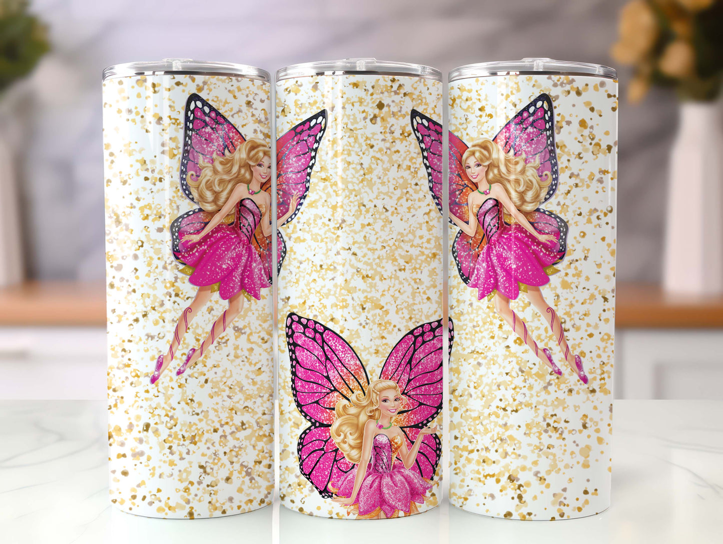 Barbie Tumbler Wrap, 20oz Straight Skinny Wrap, Sublimation Design, Cartoon Tumbler Design, Digital Download - PNG 18 - VartDigitals