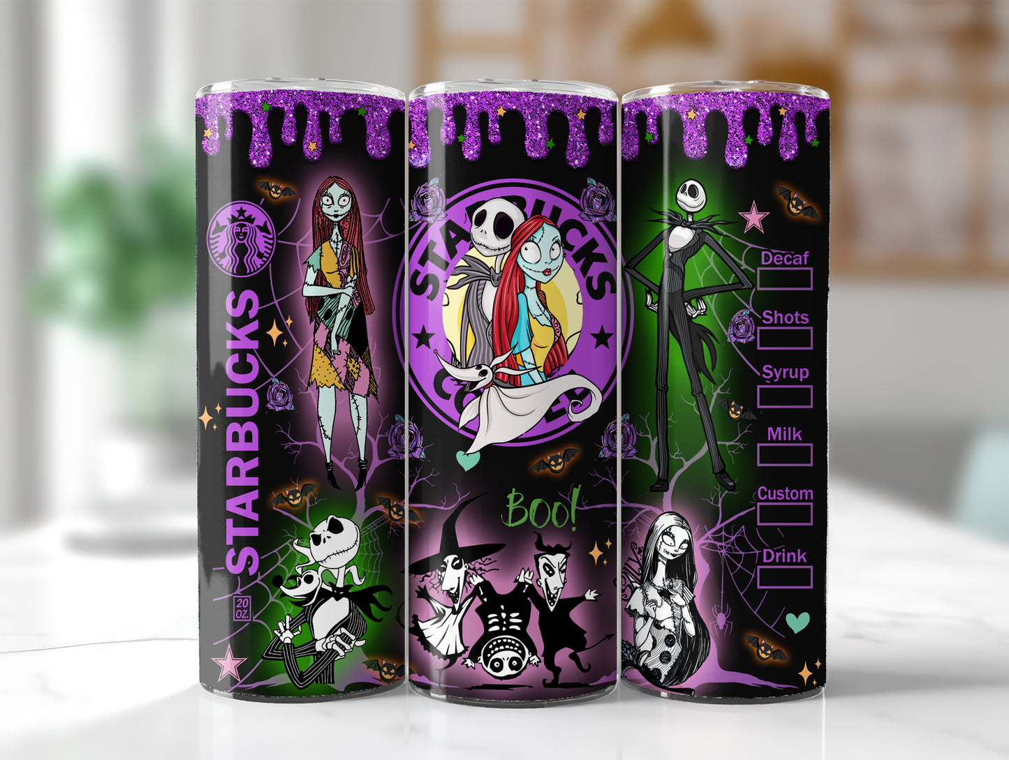 Jack Skellington Png, 20oz Tumbler Wrap, Halloween Tumbler Wrap, Scary Movie Tumbler, 20oz Halloween Tumbler,Nightmare Before Christmas Wrap - VartDigitals