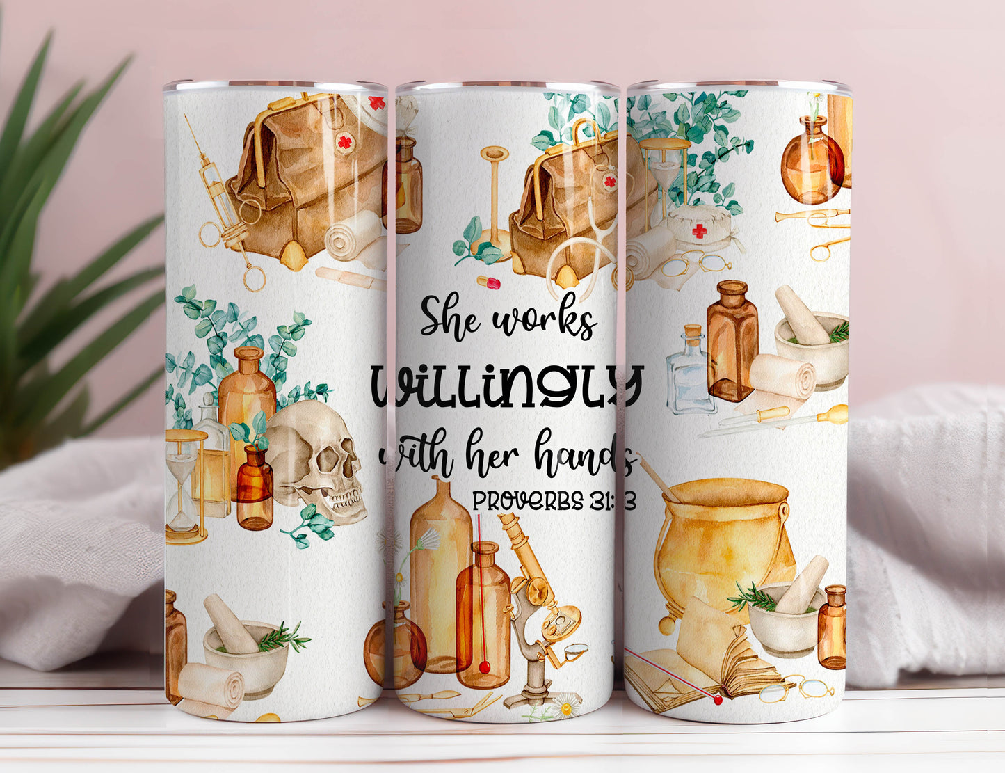 Krankenschwester 20 oz Skinny Tumbler PNG Sublimation Design Download, Krankenschwester Tumbler Wrap PNG, 20 oz Tumbler Designs, Tumbler PNG Download 1