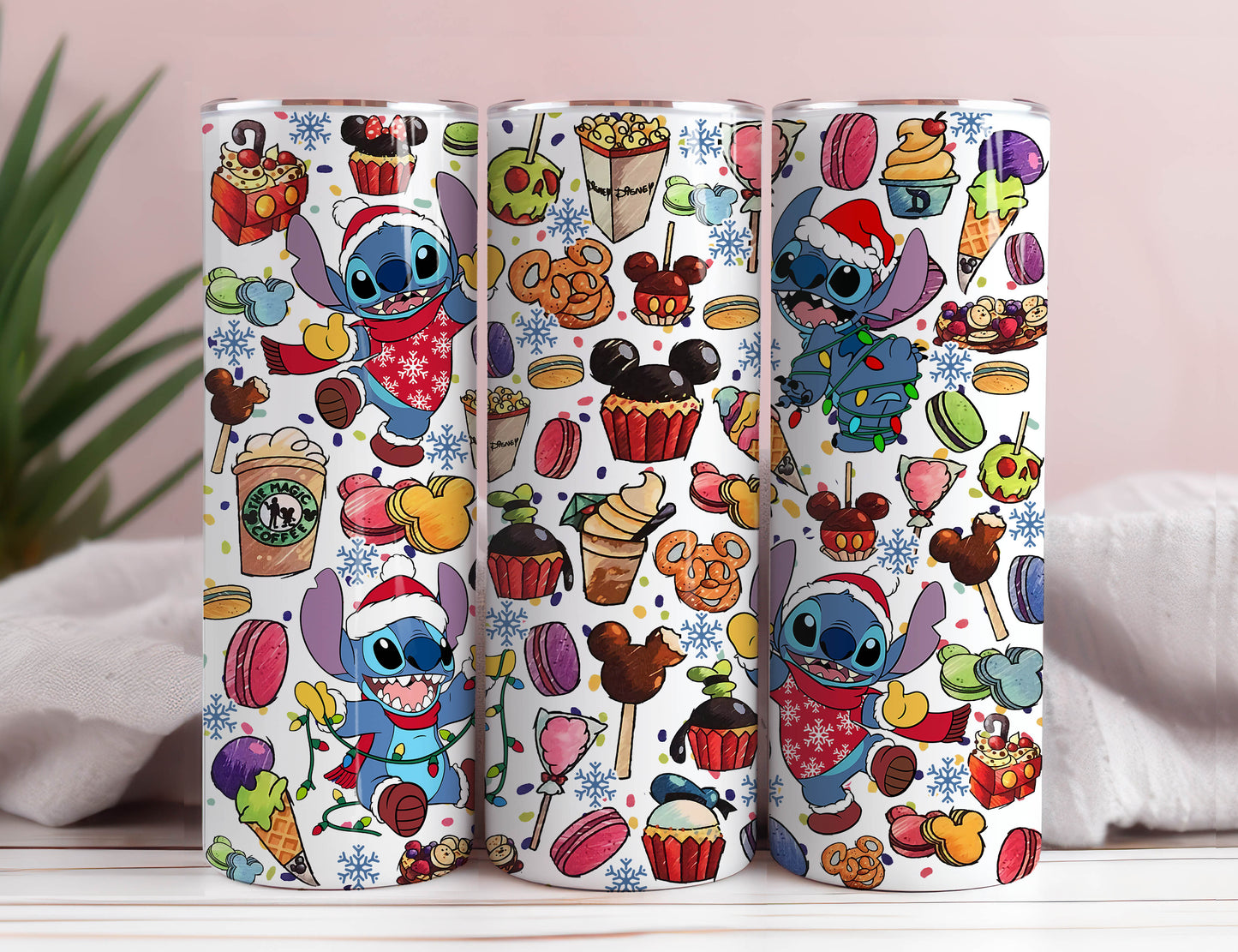 Characters Christmas Tumbler Wrap 20oz