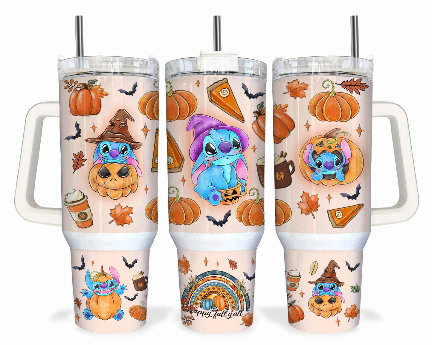 40oz tumbler wrap Halloween ST F