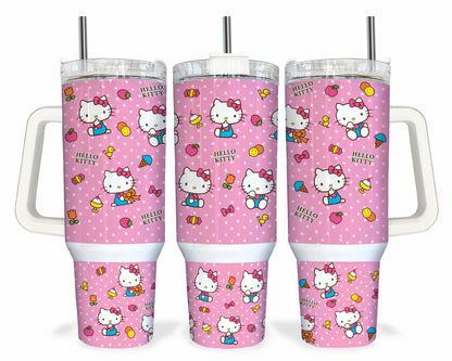 Hello Kitty Sanrio 随行杯 - Sanrio 爱好者可下载 PNG 20 盎司咖啡随行杯