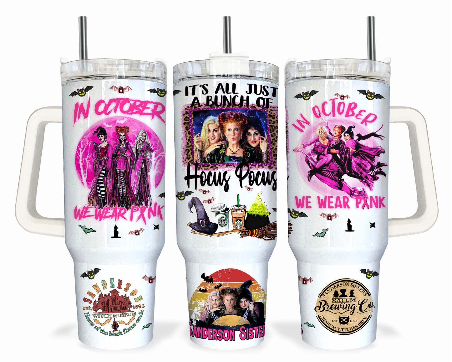 40oz tumbler wrap HCPC Pink