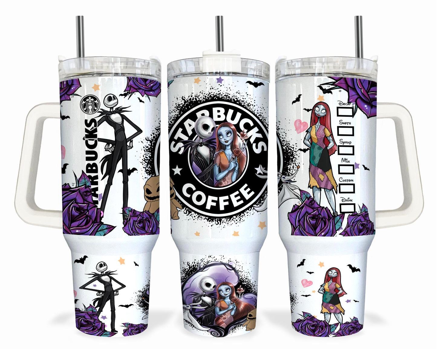 Jack Skellington Png, 40oz Tumbler Wrap, Halloween Tumbler Wrap, 40oz Henkelbecher, 40oz Halloween Tumbler, Nightmare Before Christmas Wrap