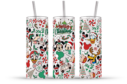 Weihnachtsbecher-Paket, 20oz Skinny Straight, 20oz Weihnachtsbecher, Weihnachtsbecher Wrap, Tumbler Wrap Png, Digitaler Download