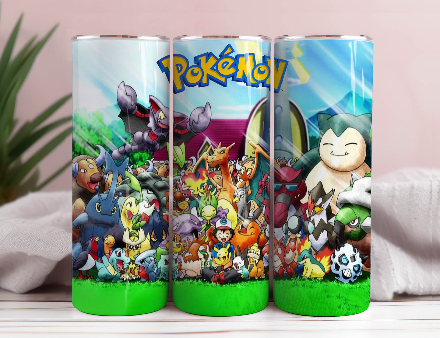 Pokemon Tumbler Wrap Bundle, 20oz Skinny Tumbler Wrap, 20 oz Tumbler Png Sublimation Design, Digital Instant Download Designs Vorlage Datei 1