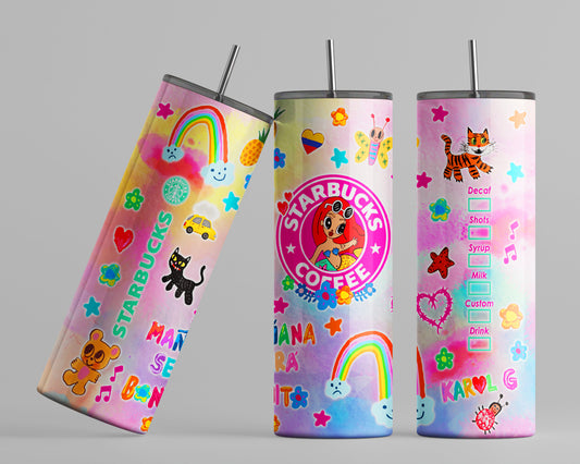 Karol New Mañana Será Bonito 20oz Sublimation Tumbler Wrap, Manana Sera Bonito Tumbler Wrap PNG, Karol G Tumbler Wrap, 20oz Tumbler Wrap - VartDigitals