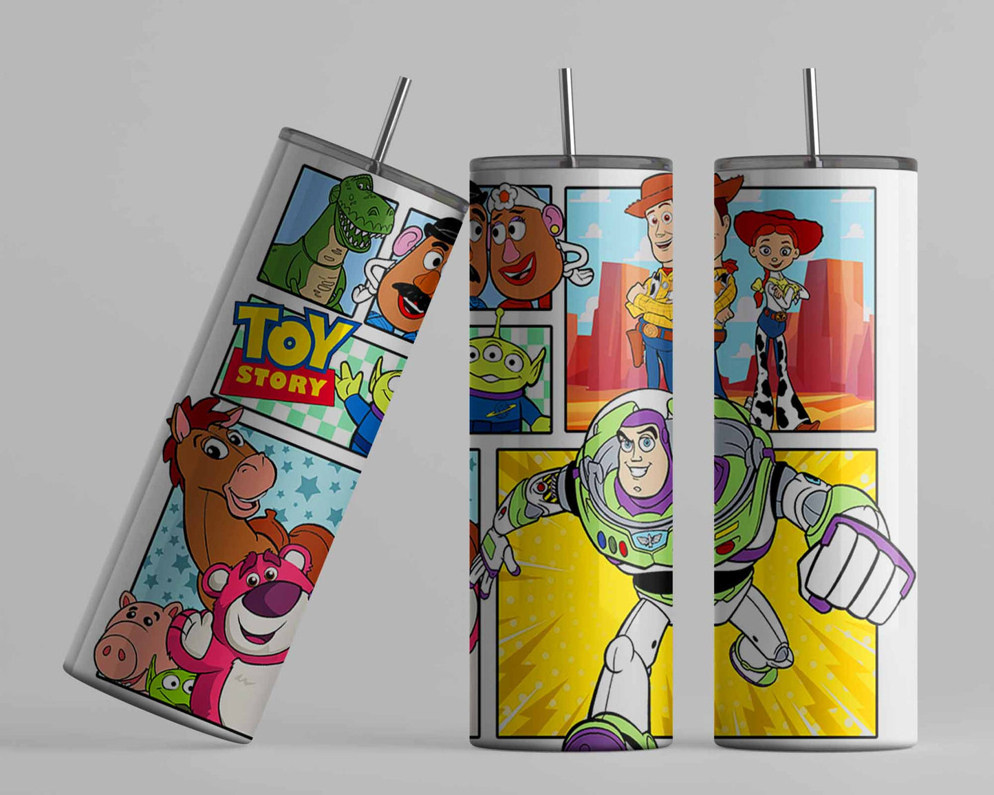 Toy Story Tumbler 20oz Sublimation Design PNG, Kids Cartoon Tumbler, Movie Character Tumbler Straight and Tapered PNG - VartDigitals