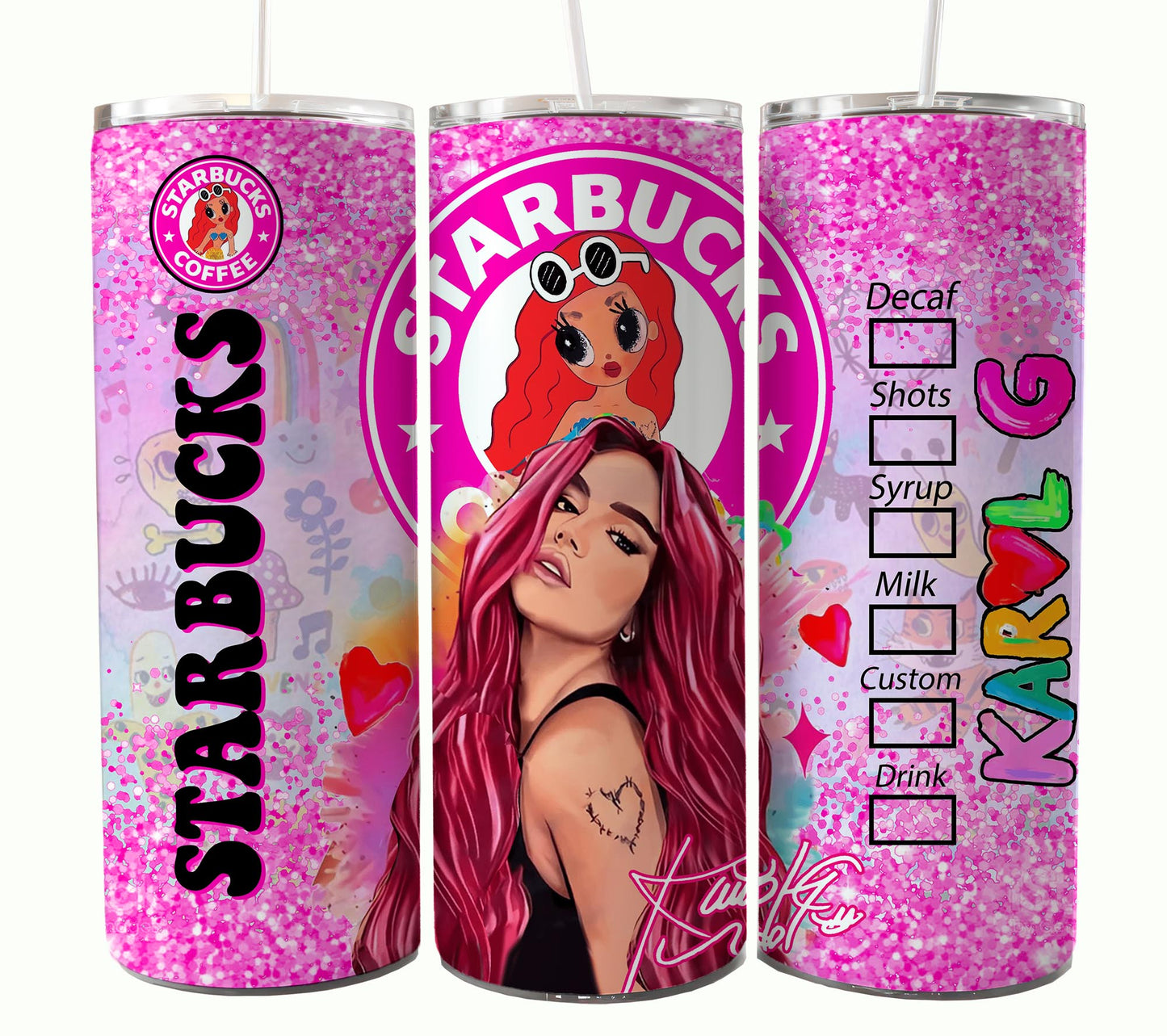 Karol 专辑 Tumbler，Karol Tumbler Wrap，Manana Sera Bonito PNG，Karol G 新专辑封面，Manana Sera Bonito，Pero Tu，kármika，Png