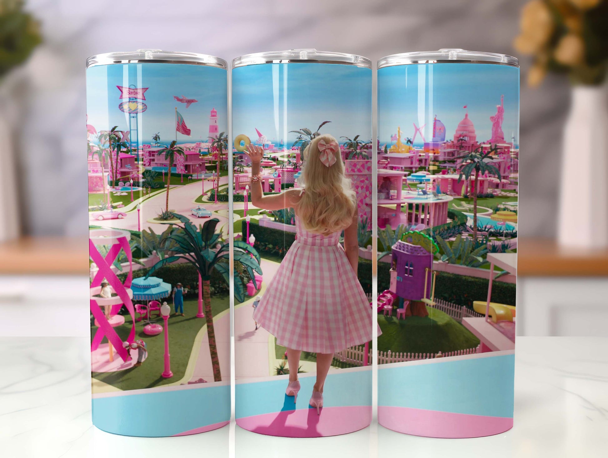 Barbie Tumbler Wrap, 20oz Straight Skinny Wrap, Sublimation Design, Cartoon Tumbler Design, Digital Download - PNG 22 - VartDigitals