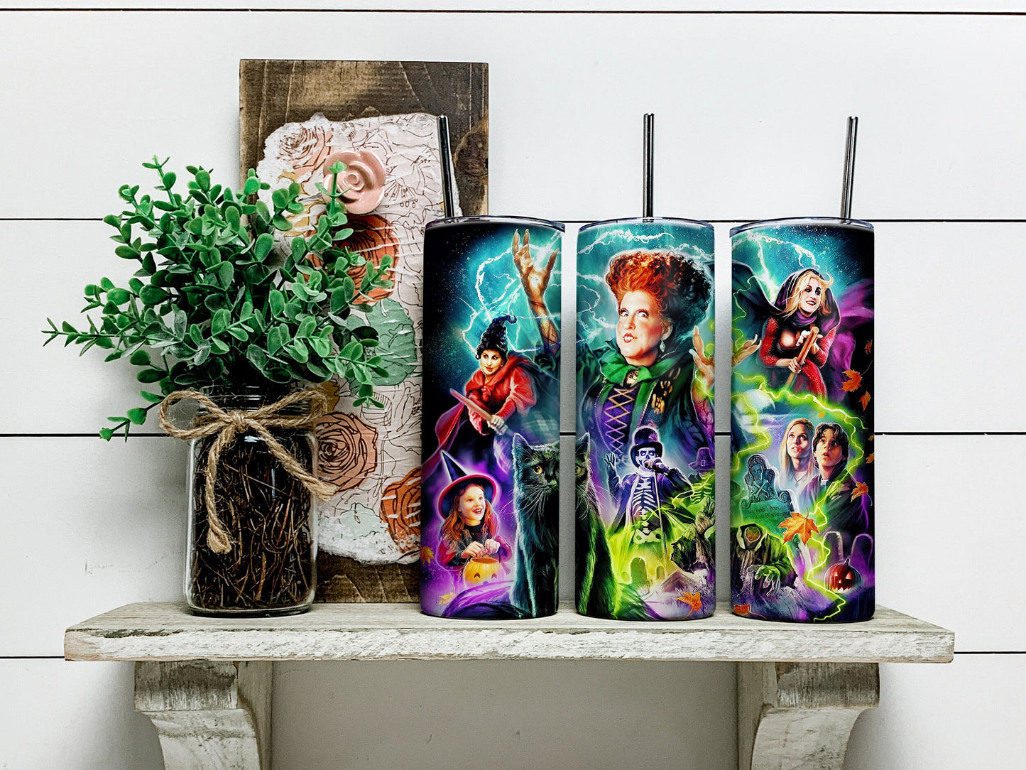 Bundle Hocus Pocus Tumbler, Halloween Tumbler 20oz Skinny Sublimation, HorrorFilm Tumbler Digitales Design, PNG Sofort Download