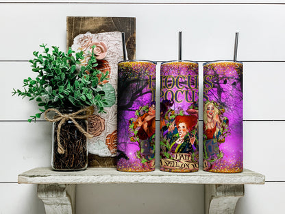 Bundle HoPs Tumbler, Halloween Tumbler 20oz Skinny Sublimation