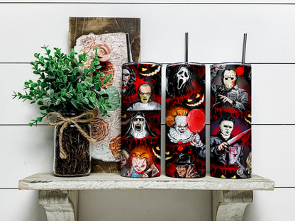 Halloween Tumblers, Straight and Tapered, Skinny Tumbler