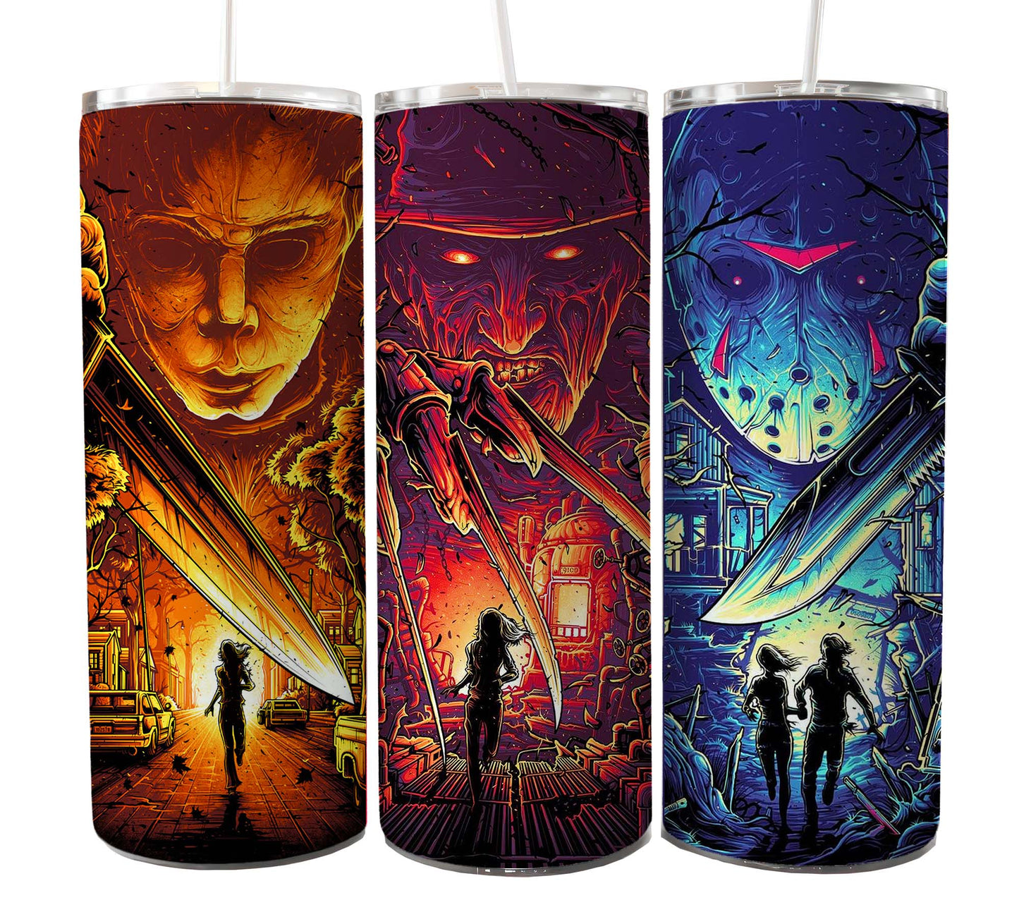 60+ Bundle 20oz Tumbler Wrap Halloween CT06