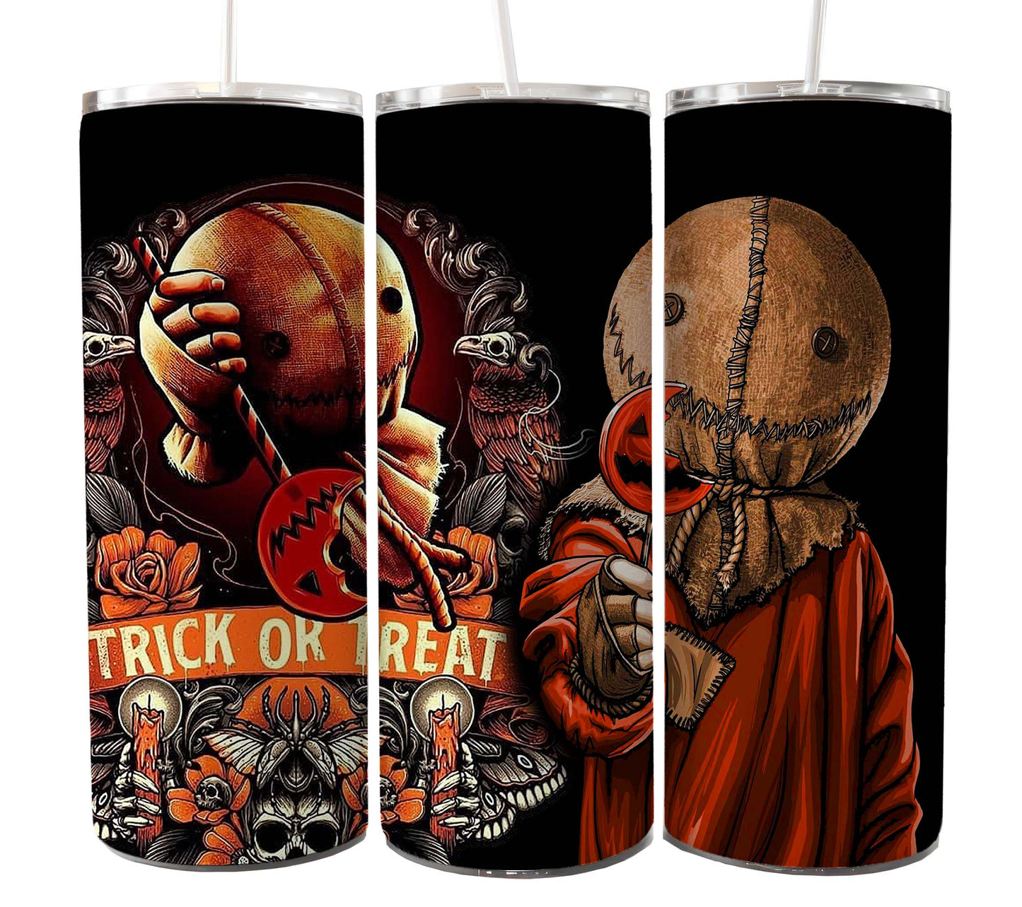 60+ Bundle 20oz Tumbler Wrap Halloween CT06