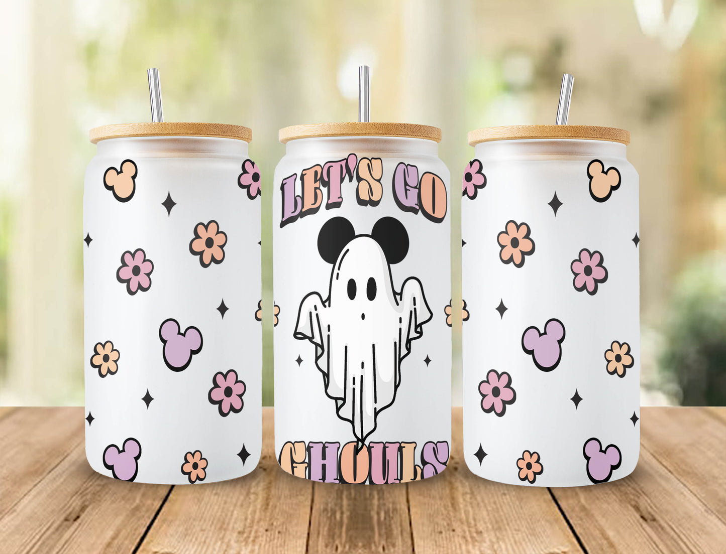 Halloween Dosenglas SVG Bundle, 16oz Libbey Full Wrap SVG, Halloween SVG, Dosenglas SVG, Datei für Cricut, Kaffeeglas Wrap, Libbey Vorlage