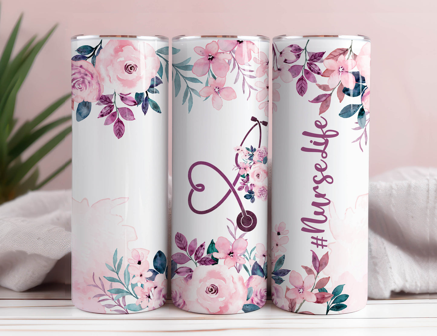 Krankenschwester 20 oz Skinny Tumbler PNG Sublimation Design Download, Krankenschwester Tumbler Wrap PNG, 20 oz Tumbler Designs, Tumbler PNG Download 2