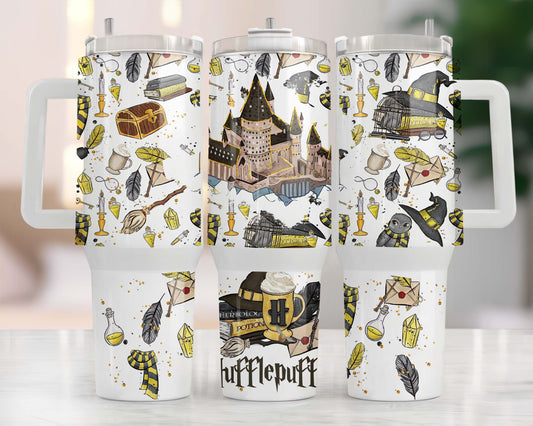 Magic 40 oz Tumbler Wrap PNG, HP Quencher Tumbler Sublimation, Wizard Houses Tumbler Png, Potterhead Tumbler Png, Hogwarts Wrap, Harry Magic 2 - VartDigitals