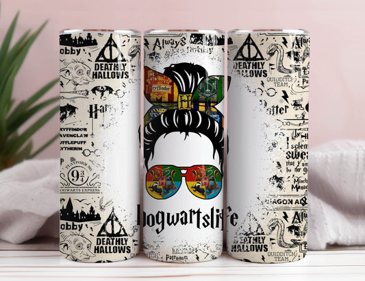 Harry Potter Tumbler Wrap - 20oz Skinny Straight/Tape, Zauberer-Design Magischer Tumbler Wrap PNG Sofortiger Download 2