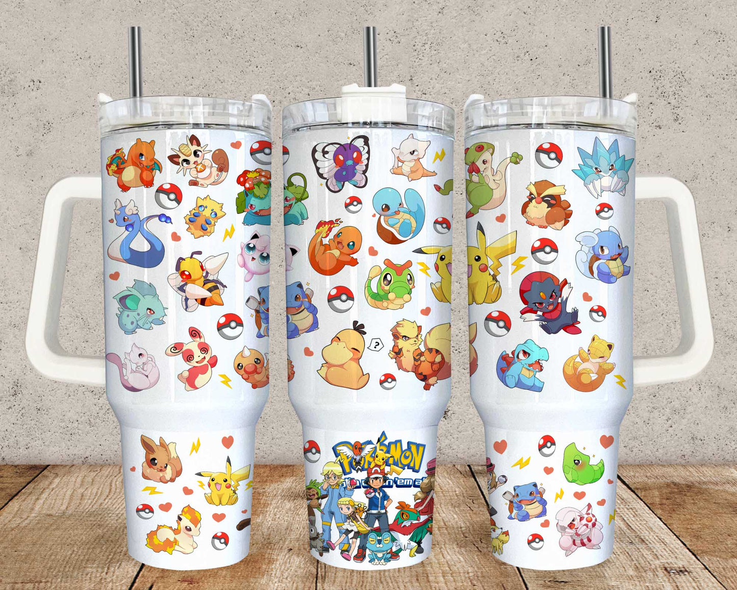 Bundle Cartoon-Figuren 40 oz Tumbler Wrap, Halloween Quencher Tumbler Sublimation, Cartoon Tumbler Png, Princess Wrap, Nightmare Scary