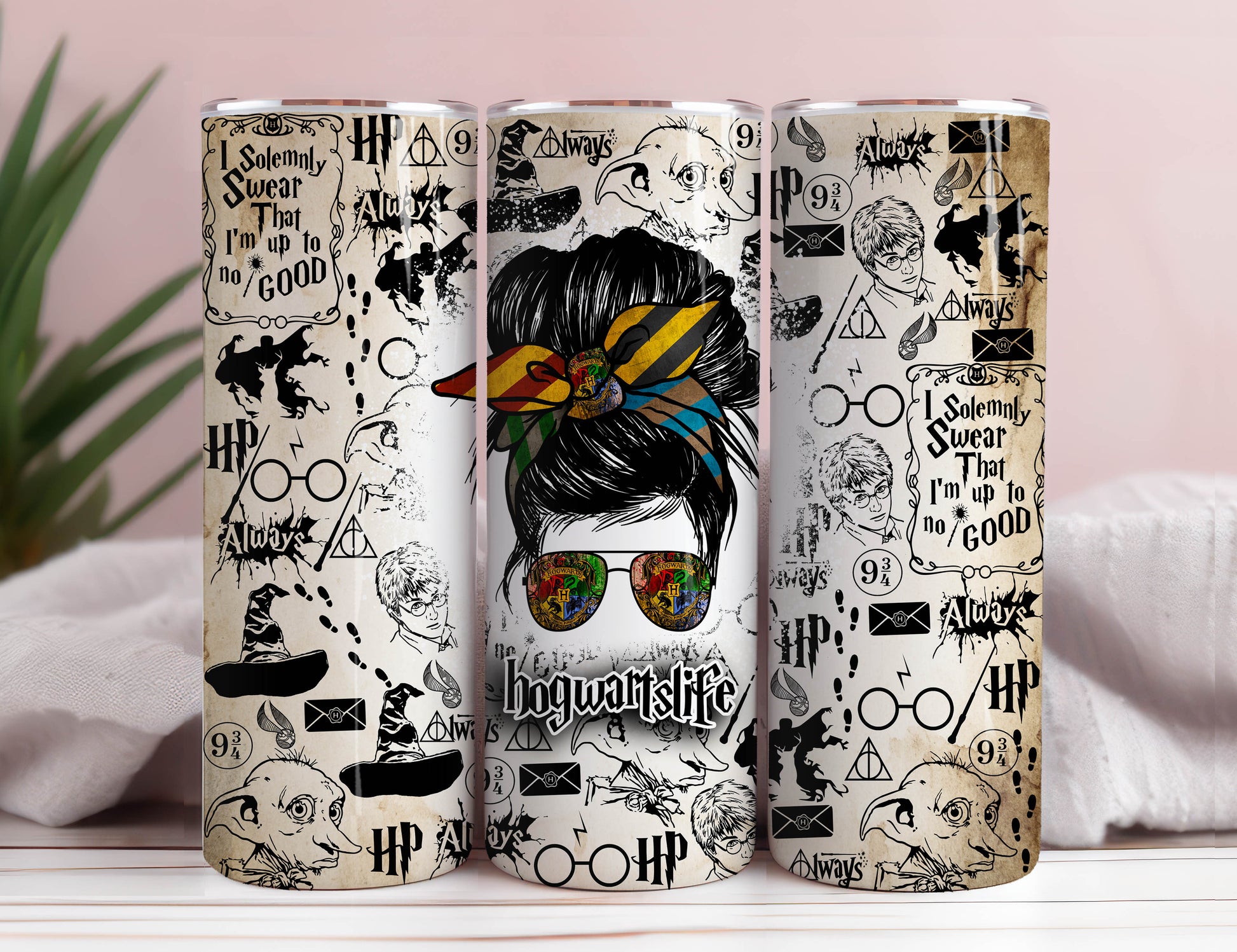 Magic 20oz Tumbler Wrap PNG, HP Skinny Tumbler Sublimation, Wizard Tumbler Png, harry potter Tumbler Png, Hogwarts Wrap, Harry Magic Png 2 - VartDigitals