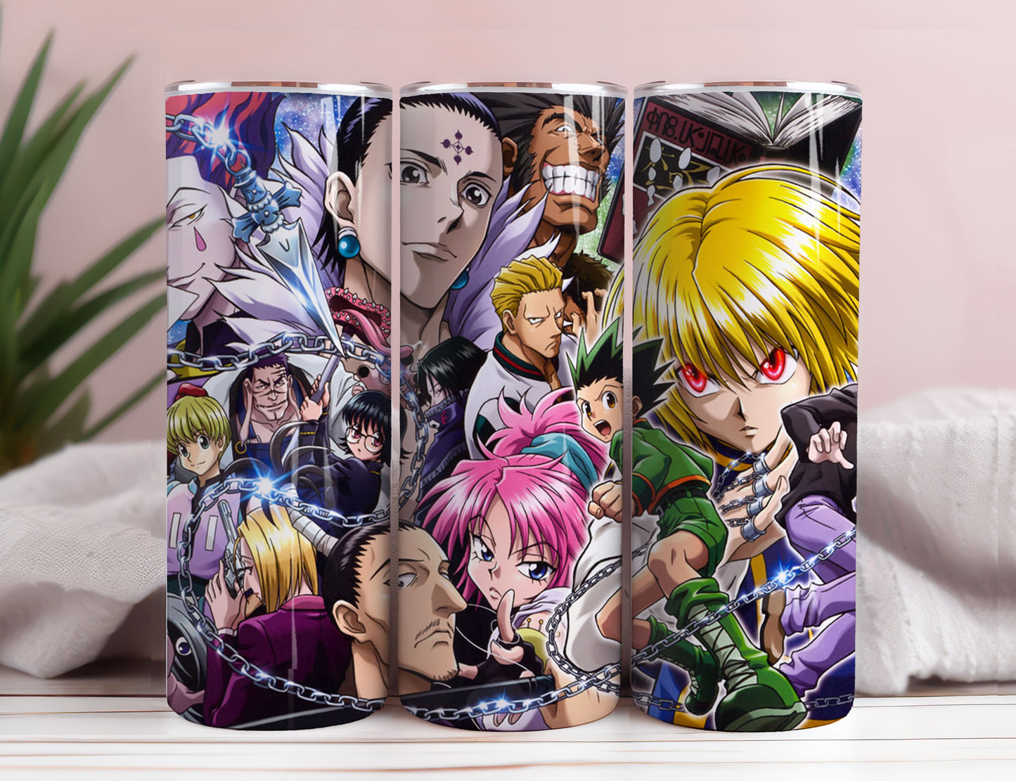 Hunter x Hunter Tumbler PNG, Anime Tumbler 20oz Skinny Sublimation, Hunter x Hunter Straigh Tapered PNG Digitales Design, Datei Digital Download 2