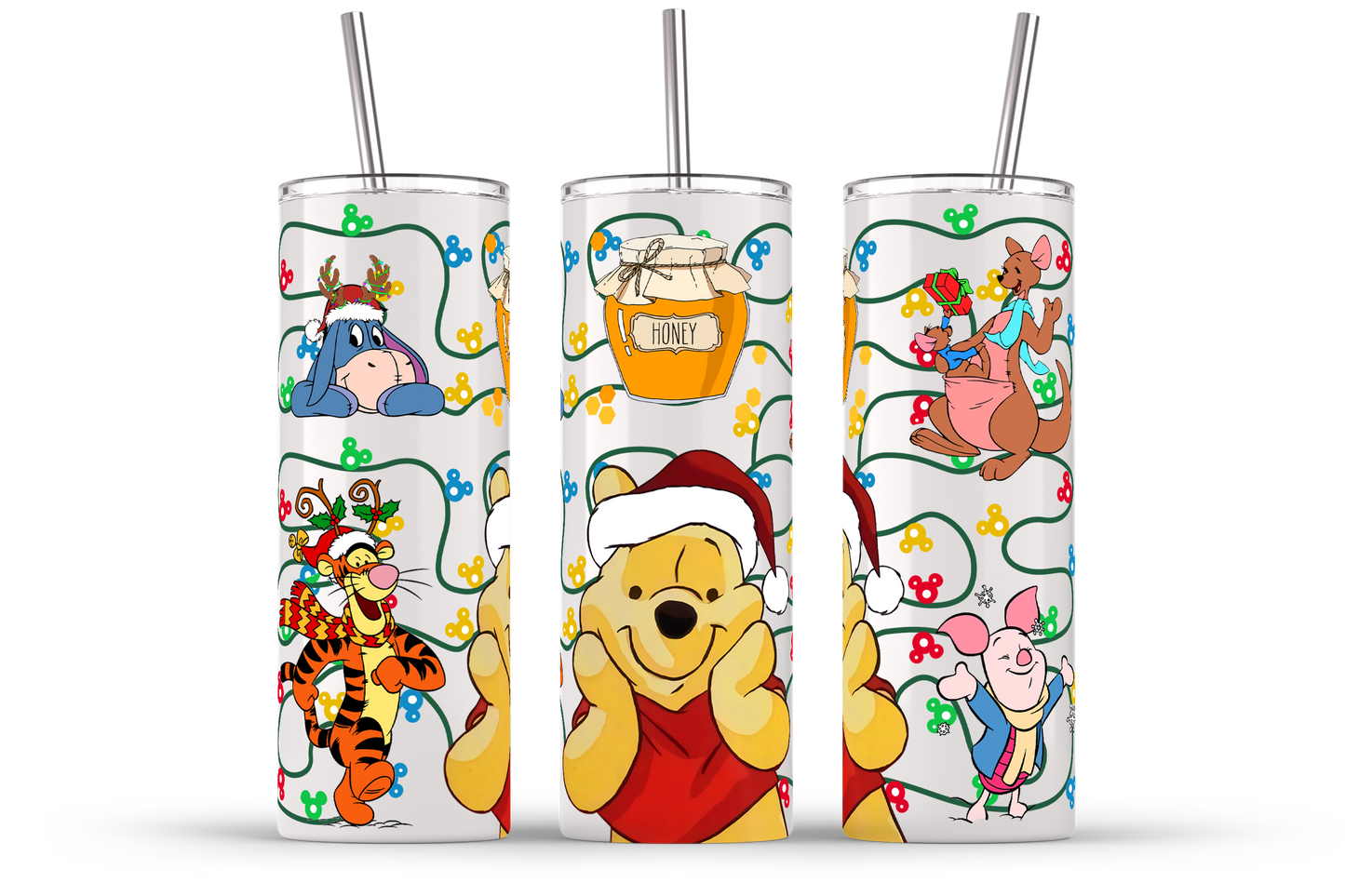 Christmas Tumbler Bundle, 20oz Skinny Straight