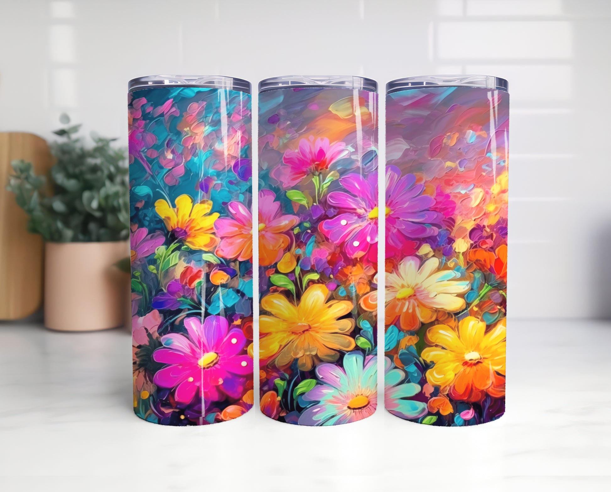 24 PNG TUMBLER Colorful Animals and Plants design 20oz Tumbler 2, PNG download - VartDigitals