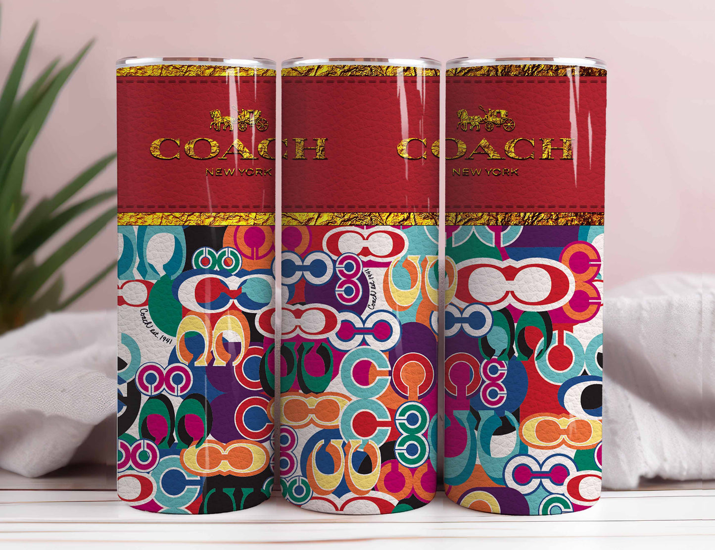 Taschenkollektion Tumbler 20oz Design, Betty 20oz Skinny Straight Tumbler Design, Sublimationsdesigns, Full Tumbler Wrap