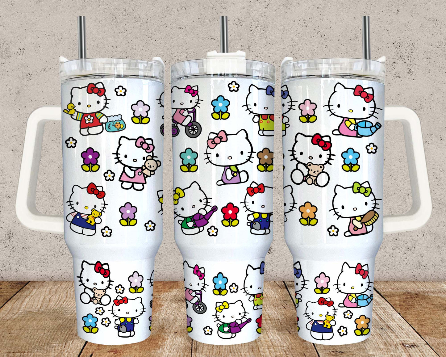 HK 40oz Tumbler Sublimation Design PNG